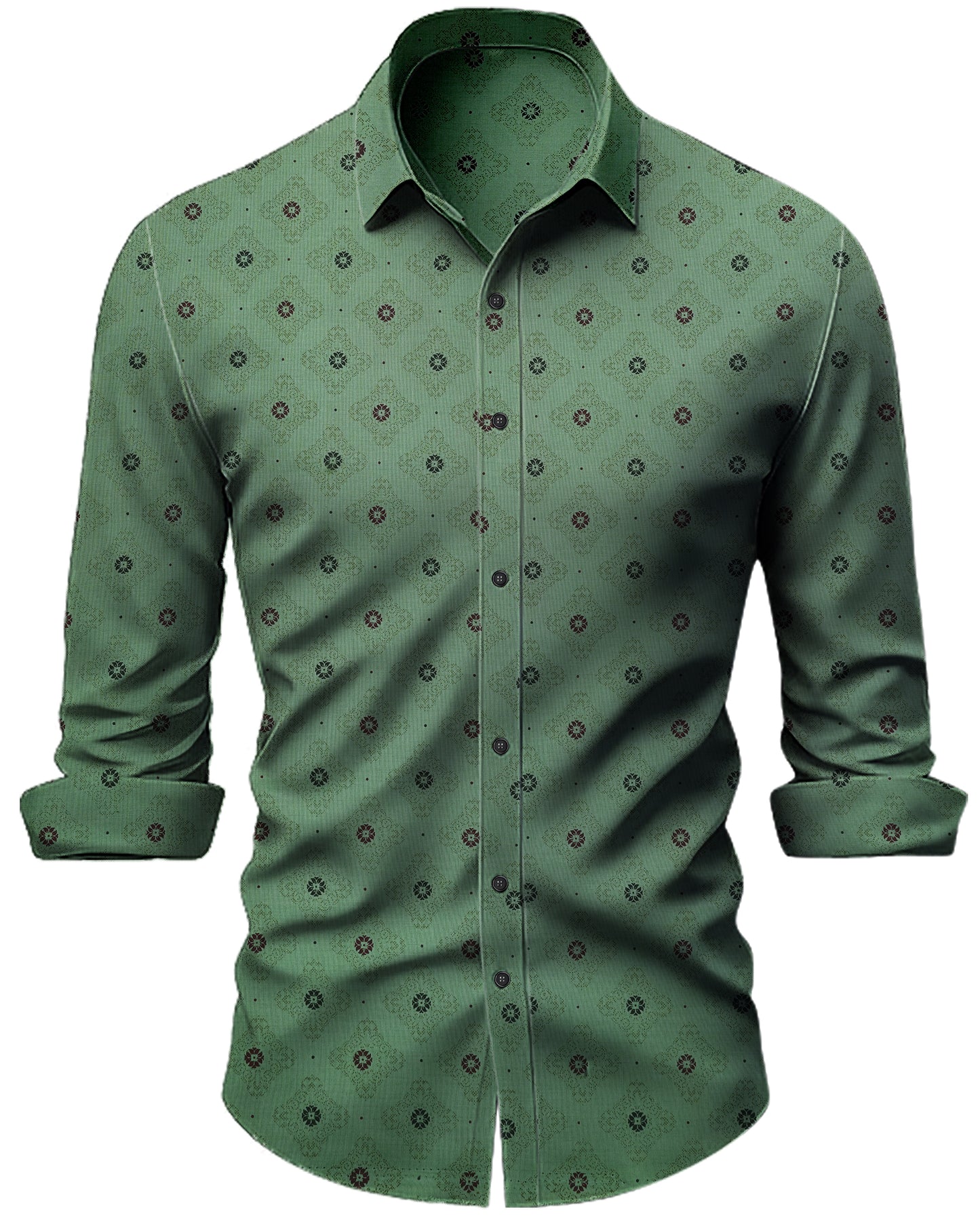 Men's Pista Pure Cotton Regular Fit Full Sleeves Casual Shirt