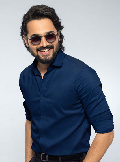 Navy Blue - Cotton Solid Shirts For Men