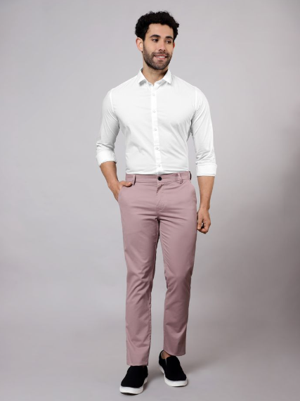 White - Cotton Solid Shirts For Men